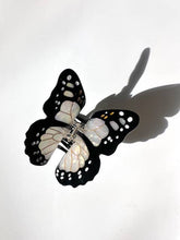 Load image into Gallery viewer, Hand-painted Monarch Butterfly Claw Hair Clip | Eco-Friendly: Orange
