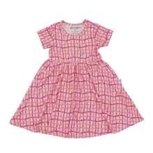 Load image into Gallery viewer, Pink Wavy Pocket Dress
