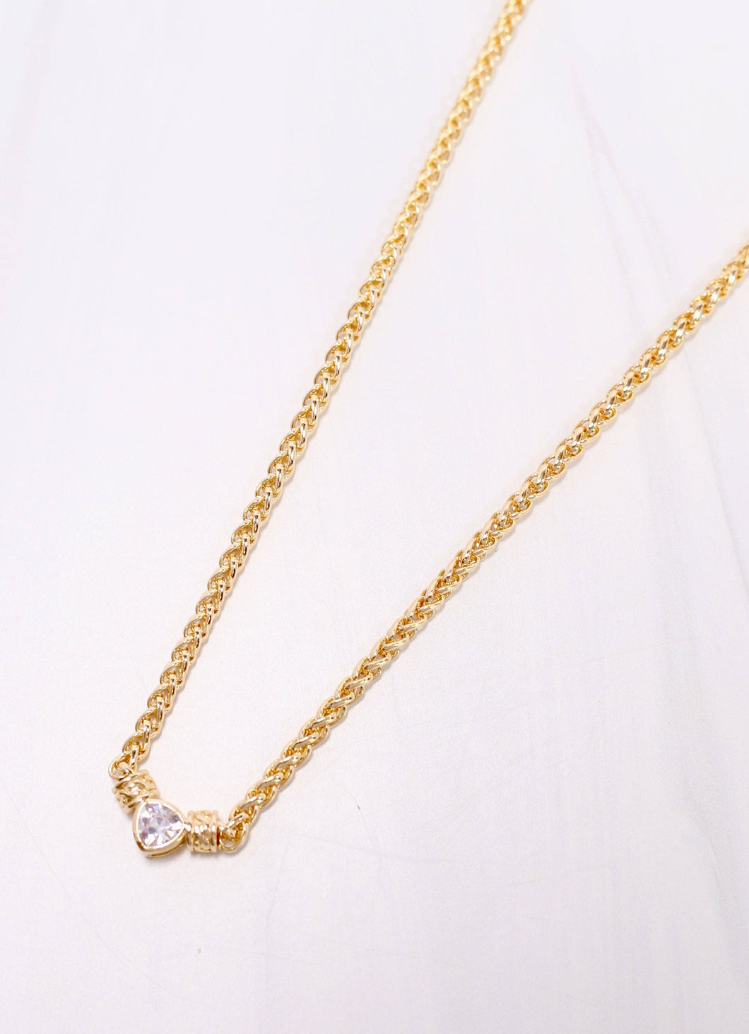 Caballo Necklace with CZ