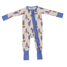 Load image into Gallery viewer, Bluebonnet Zip Up Pjs
