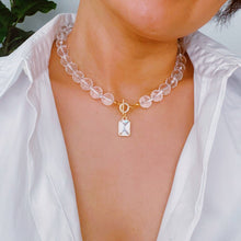 Load image into Gallery viewer, Clear Crystal Ball Chain Necklace
