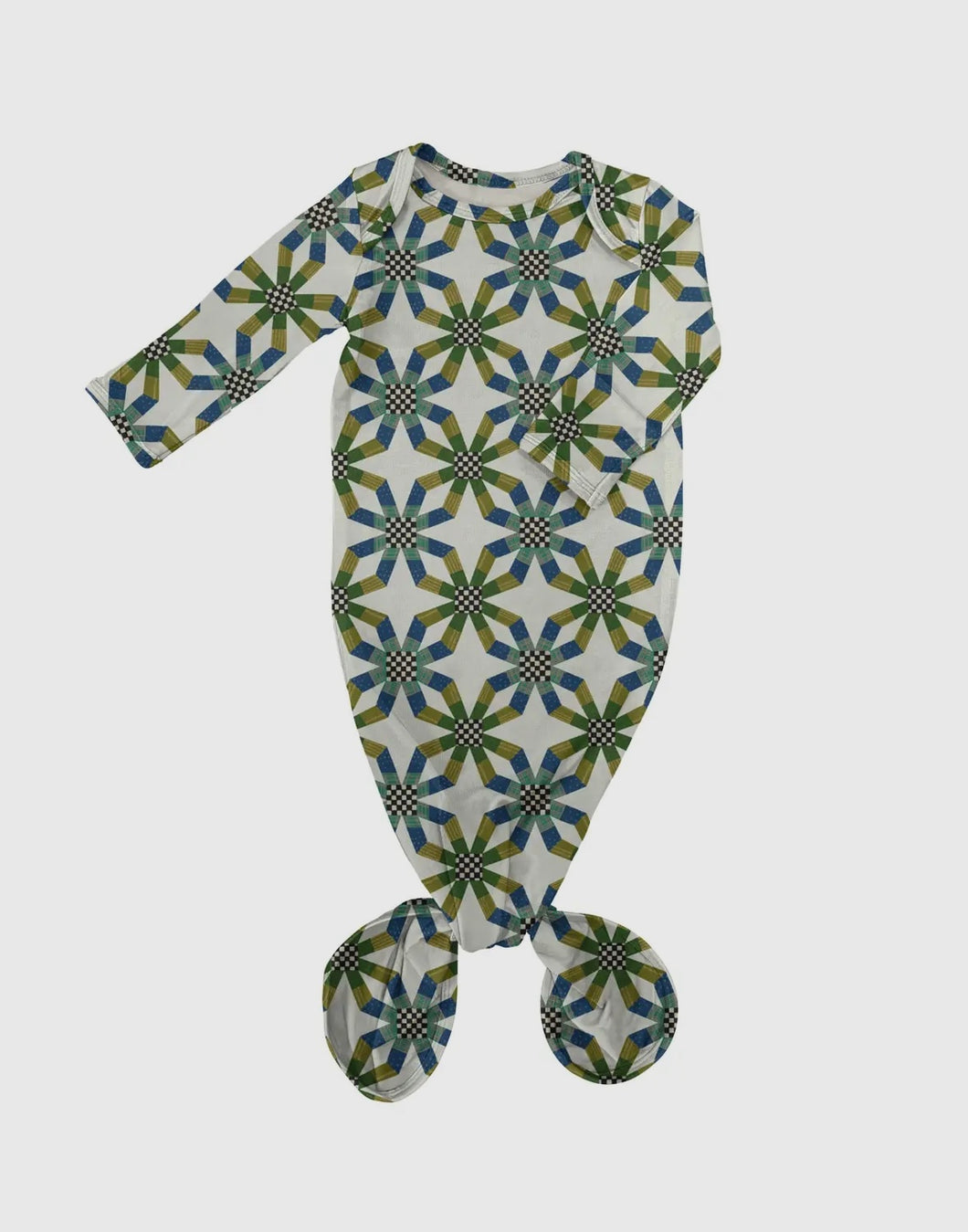 Quilt Boy Knotted Gown