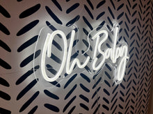 Load image into Gallery viewer, Oh Baby Neon Sign Rental
