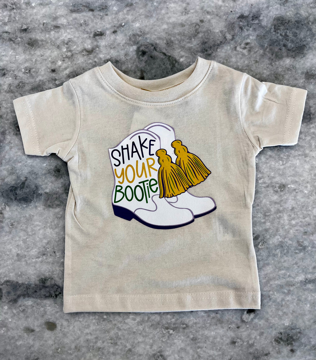 Shake Your Bootie Mardi Gras Tee