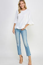 Load image into Gallery viewer, Airflow Loose Fit Ruffle Sleeve Ivory
