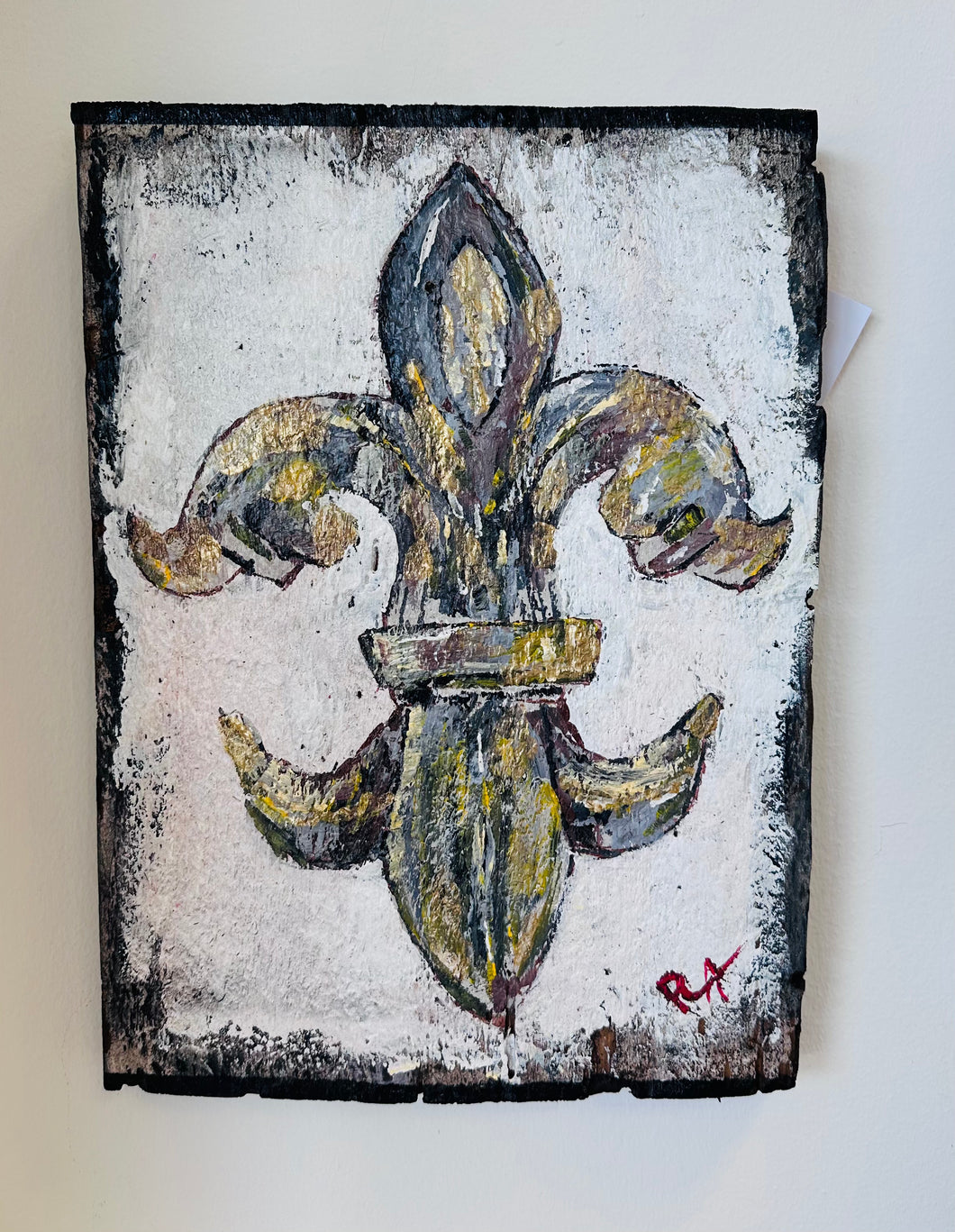 Fleur de Lis Painting 11x15