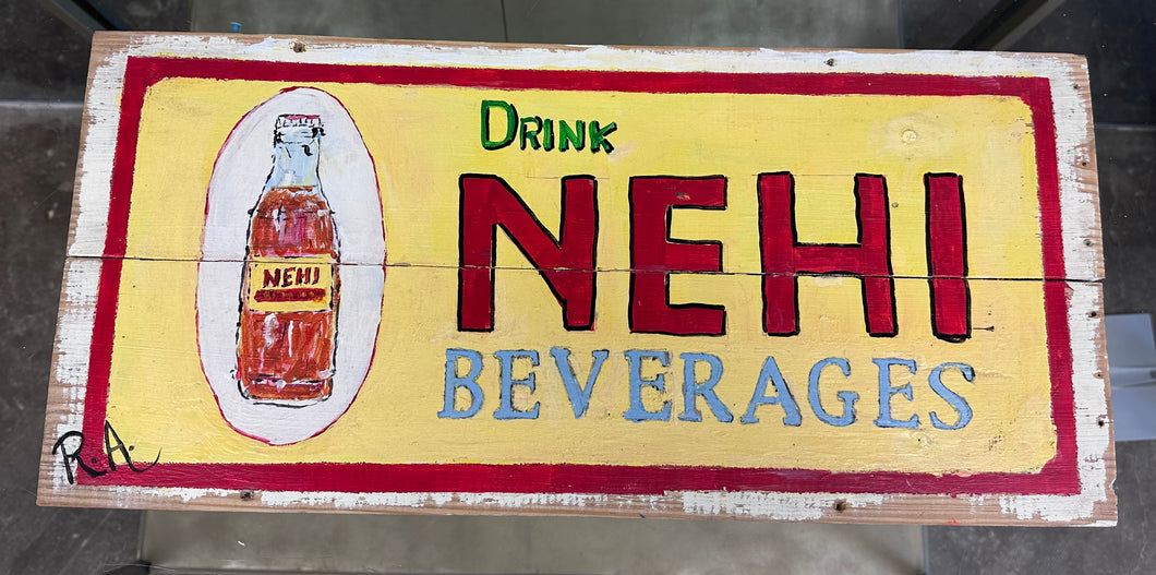 Vintage Nehi on Wood