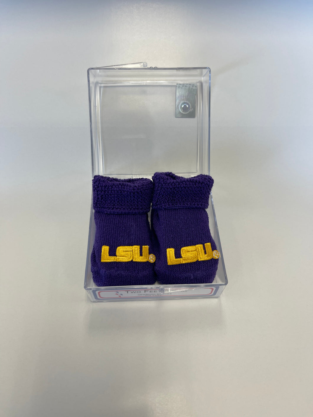 LSU Baby Booties