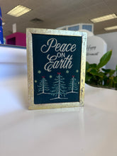 Load image into Gallery viewer, Embellished Peace on Earth w Trees
