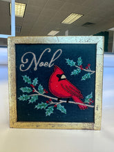 Load image into Gallery viewer, Embellished Noel Cardinal Art
