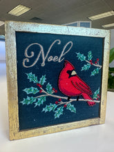 Load image into Gallery viewer, Embellished Noel Cardinal Art
