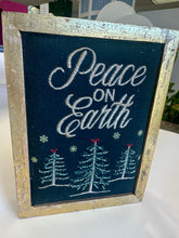 Load image into Gallery viewer, Embellished Peace on Earth w Trees
