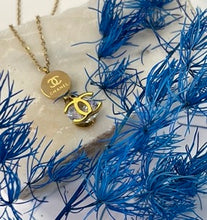 Load image into Gallery viewer, Dainty Chanel Necklace with Crystal
