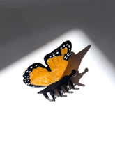 Load image into Gallery viewer, Hand-painted Monarch Butterfly Claw Hair Clip | Eco-Friendly: Orange
