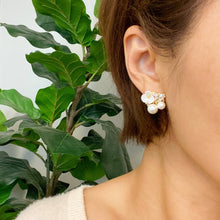 Load image into Gallery viewer, Mini Flower Jeweled Stud Earrings
