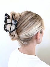 Load image into Gallery viewer, Hand-painted Monarch Butterfly Claw Hair Clip | Eco-Friendly: Orange
