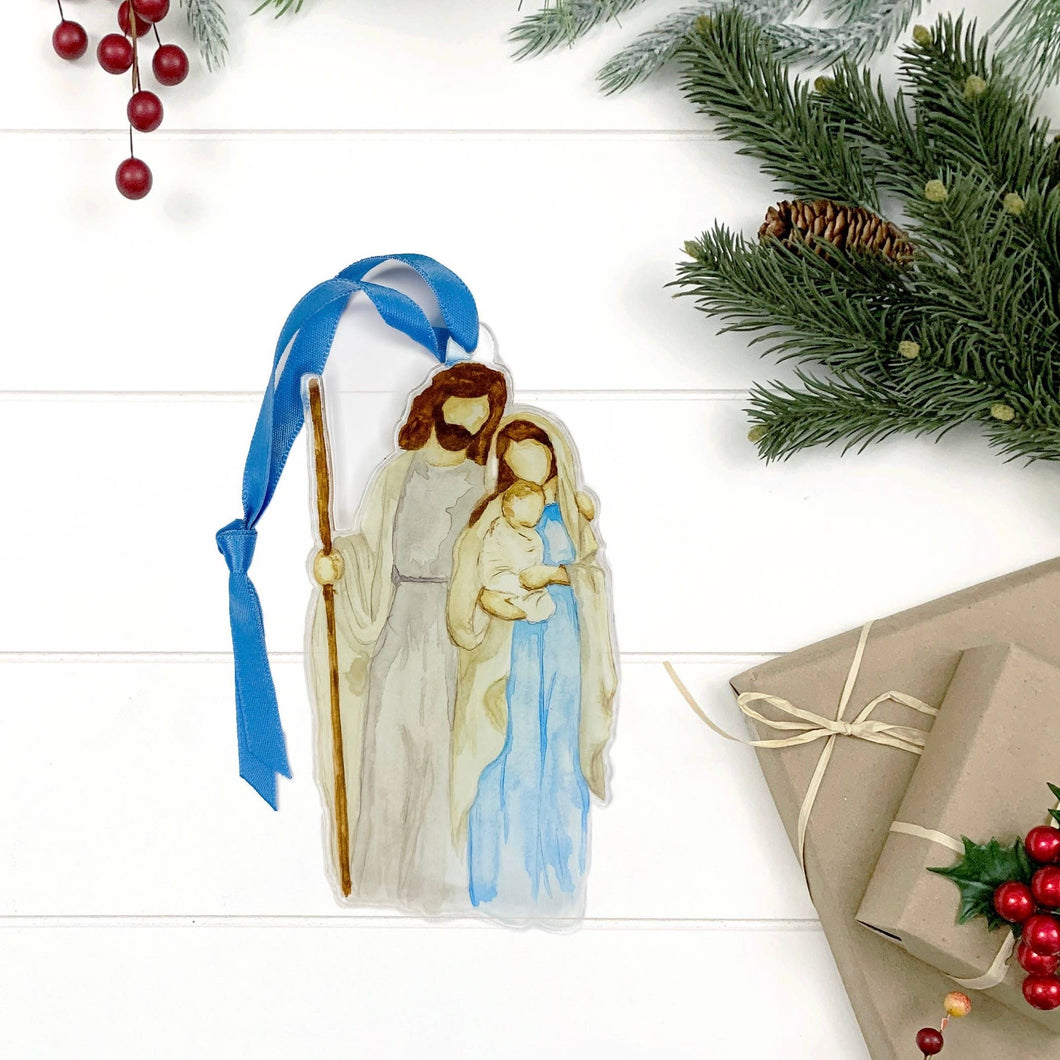 Holy Family Acrylic Ornament