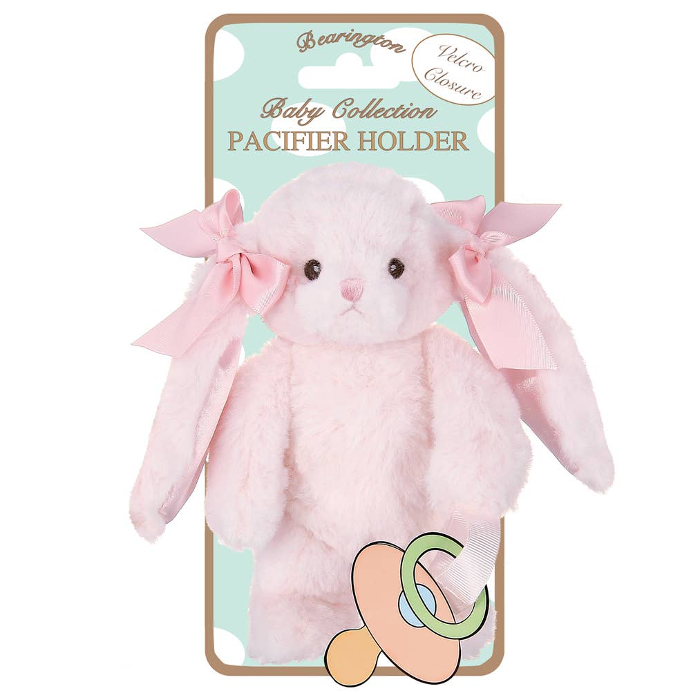 Hippity Pink Bunny Paci Holder