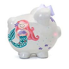 Load image into Gallery viewer, Mermaid Piggy Bank
