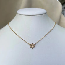 Load image into Gallery viewer, Tiny Star of David Necklace
